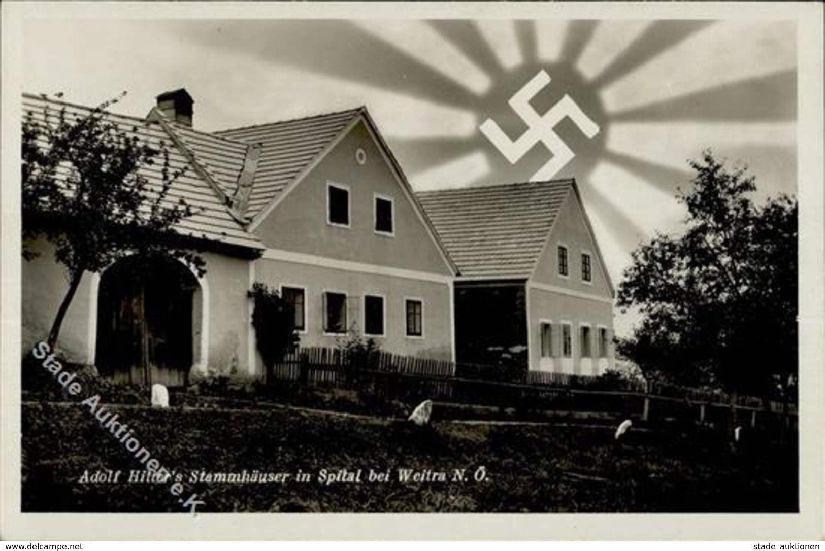 Aufgehende Sonne WK II - Adolf Hitlers Stammhäuser In SPITAL Bei WEITRA,N.Ö. I - Guerra 1939-45