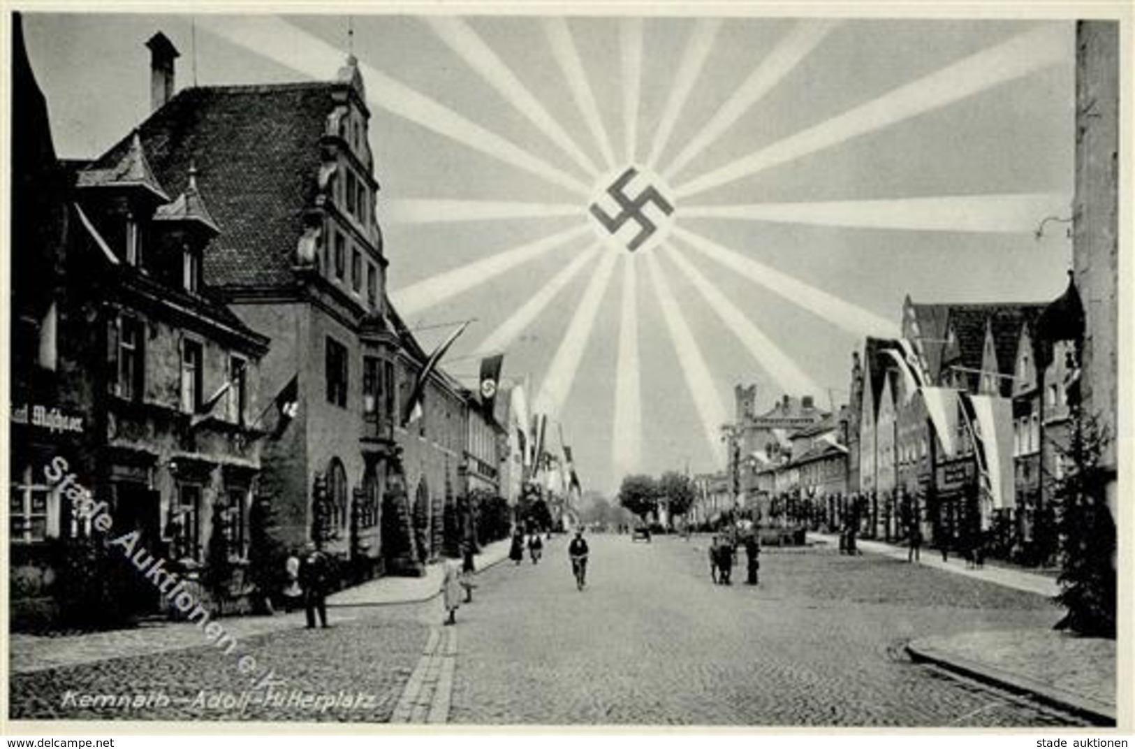 Aufgehende Sonne WK II - Adolf-Hitlerplatz KEMNATH I-II - Weltkrieg 1939-45