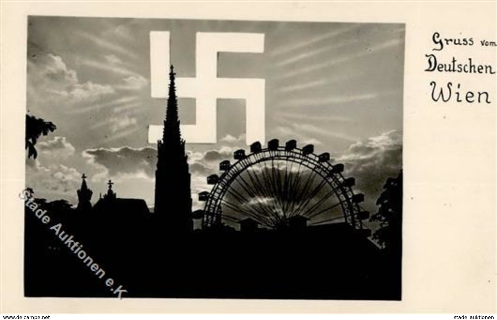 Aufgehende Sonne WK II - Gruss Vom Deutschen WIEN I Montagnes - Guerra 1939-45