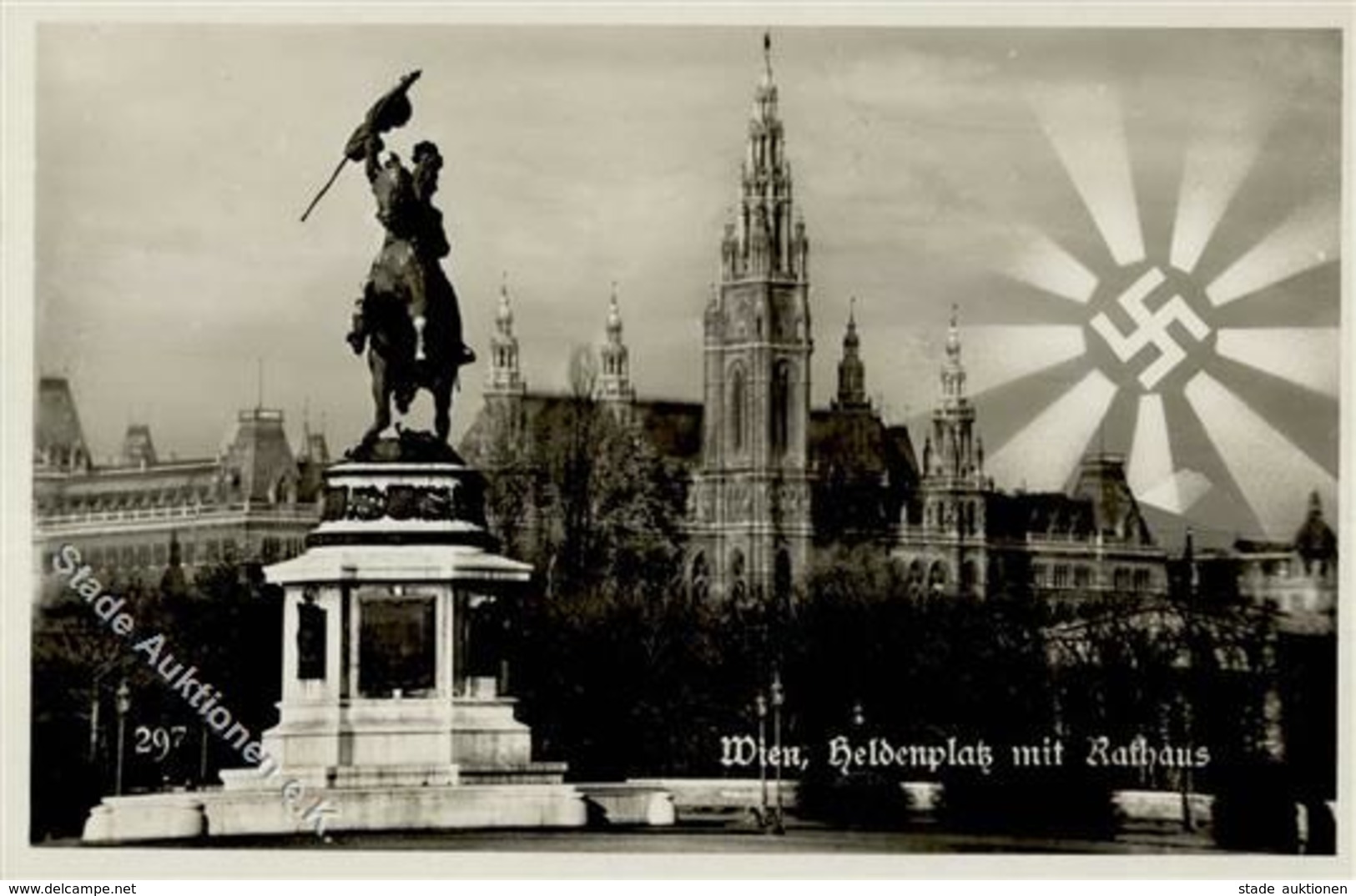 Aufgehende Sonne WK II - WIEN - Heldenplatz S-o I - Guerra 1939-45