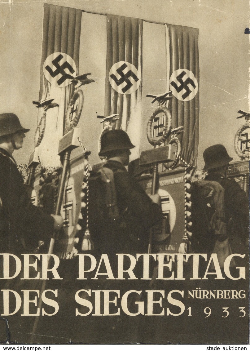 BUCH WK II - REICHSPARTEITAG NÜRNBERG - Der PARTEITAG DES SIEGES 1933 -Photo-Hoffmann-Bildband Mit 100 Abbildungen I-II - Weltkrieg 1939-45