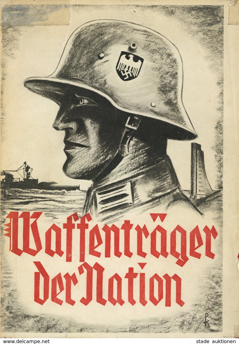 BUCH WK II - WAFFENTRÄGEr Der NATION - 145 Seiten, Bebildert, Vom Reichswehrministerium Berlin 1934 - Umschlag Mängel So - Weltkrieg 1939-45