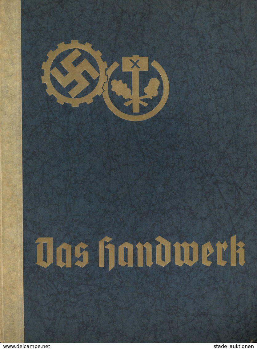 BUCH WK II - ZIGARETTEN-SAMMELBILDER-ALBUM  -DAS HANDWERK- Kpl. I-II - Guerra 1939-45