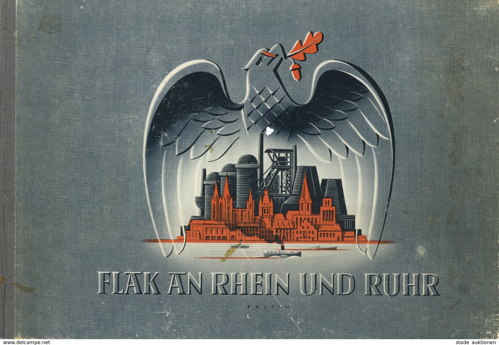 Buch WK II Flak An Rhein Und Ruhr Hrsg. Luftgaukommando IV Seiler, Harald 1942 63 Seiten Mit 53 Kunstdrucken II (fleckig - Weltkrieg 1939-45