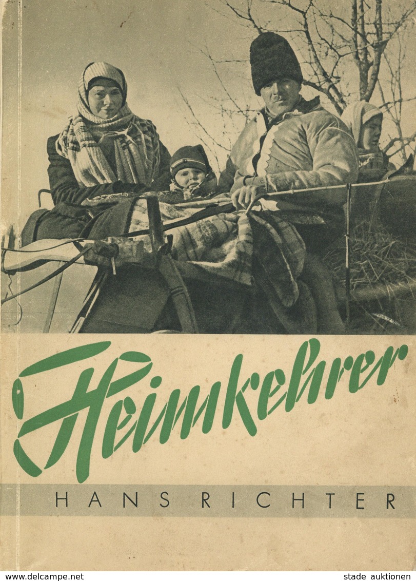 Buch WK II Heimkehrer Richter, Hans Vorwort SS Obergruppenführer Daluege 1941 Zentralverlag Der NSDAP Franz Eher Nachf.  - Weltkrieg 1939-45