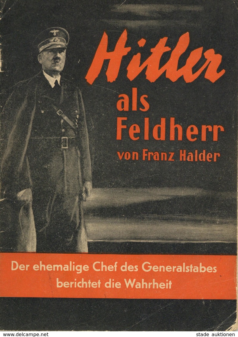 Buch WK II Hitler Als Feldherr Halder, Franz 1949 Münchner Dom Verlag 63 Seiten II - Weltkrieg 1939-45