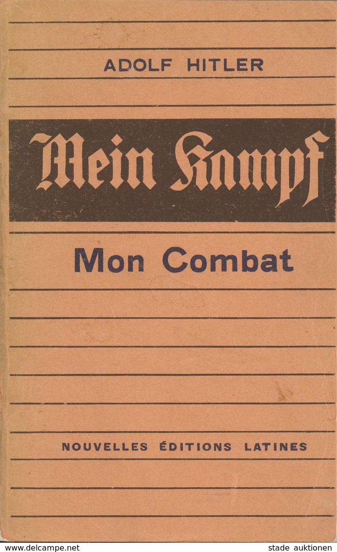 Buch WK II Mein Kampf Mon Combat Hitler, Adolf Französische Ausgabe Nouvelles Editions Latines 685 Seiten II - Weltkrieg 1939-45