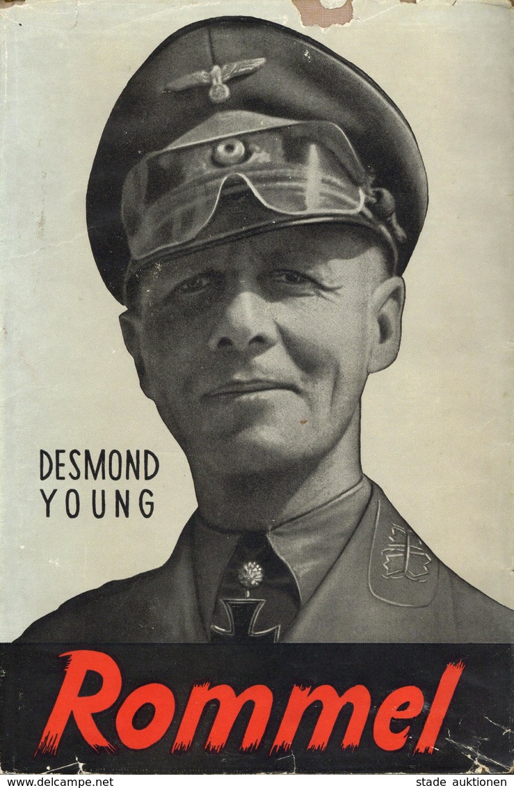 Buch WK II Rommel Young, Desmond 1950 Verlag Limes 293 Seiten Div. Abbildungen Schutzumschlag II (Umschlag Einrisse) - Weltkrieg 1939-45