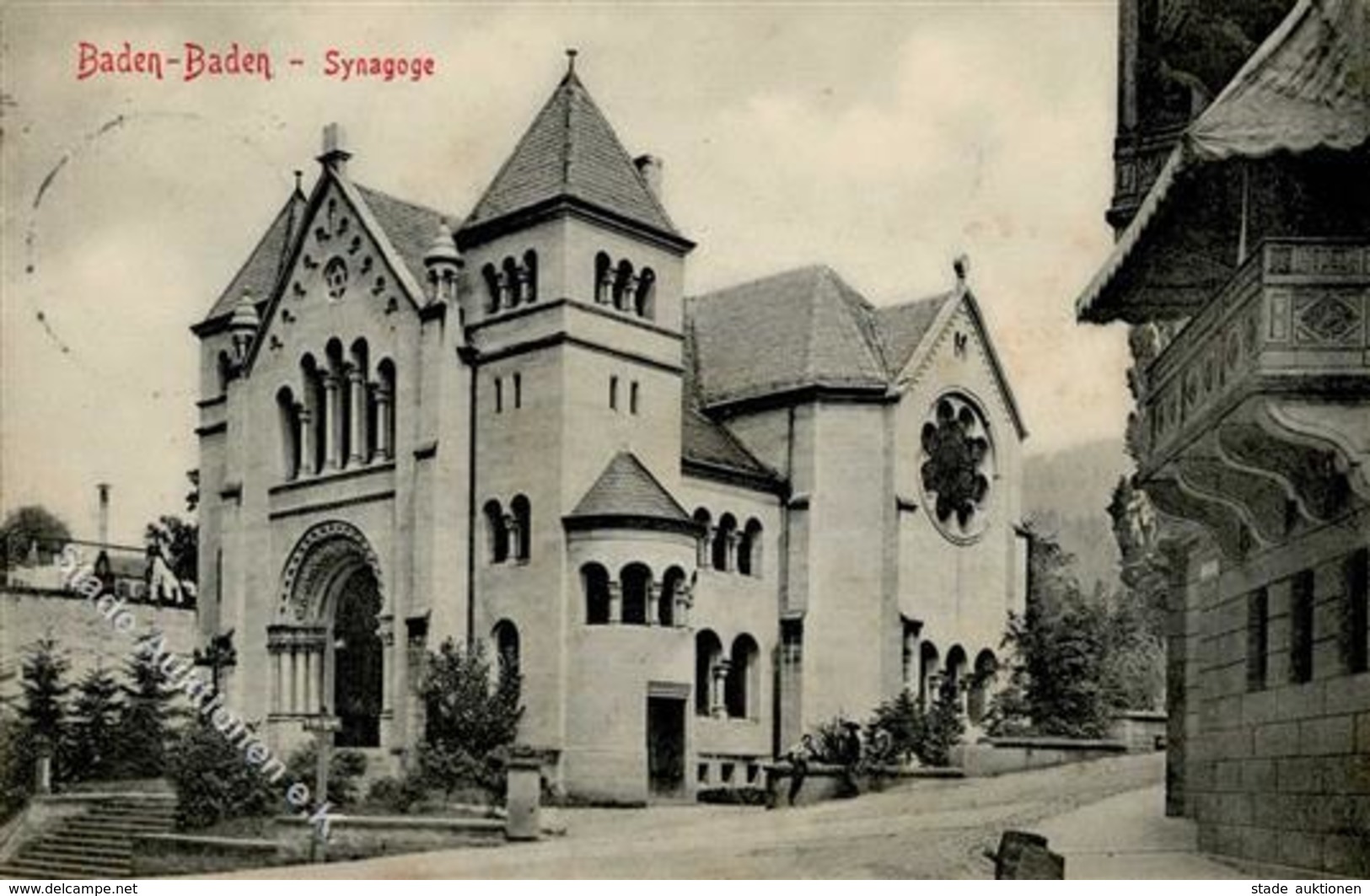 Synagoge BADEN BADEN - I-II Synagogue - Judaika