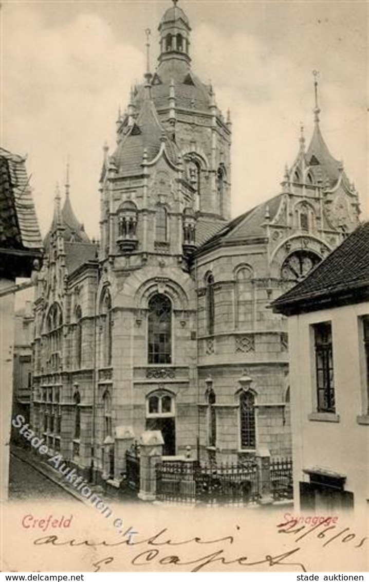 Synagoge CREFELD - Marke Entfernt I-II Synagogue - Giudaismo