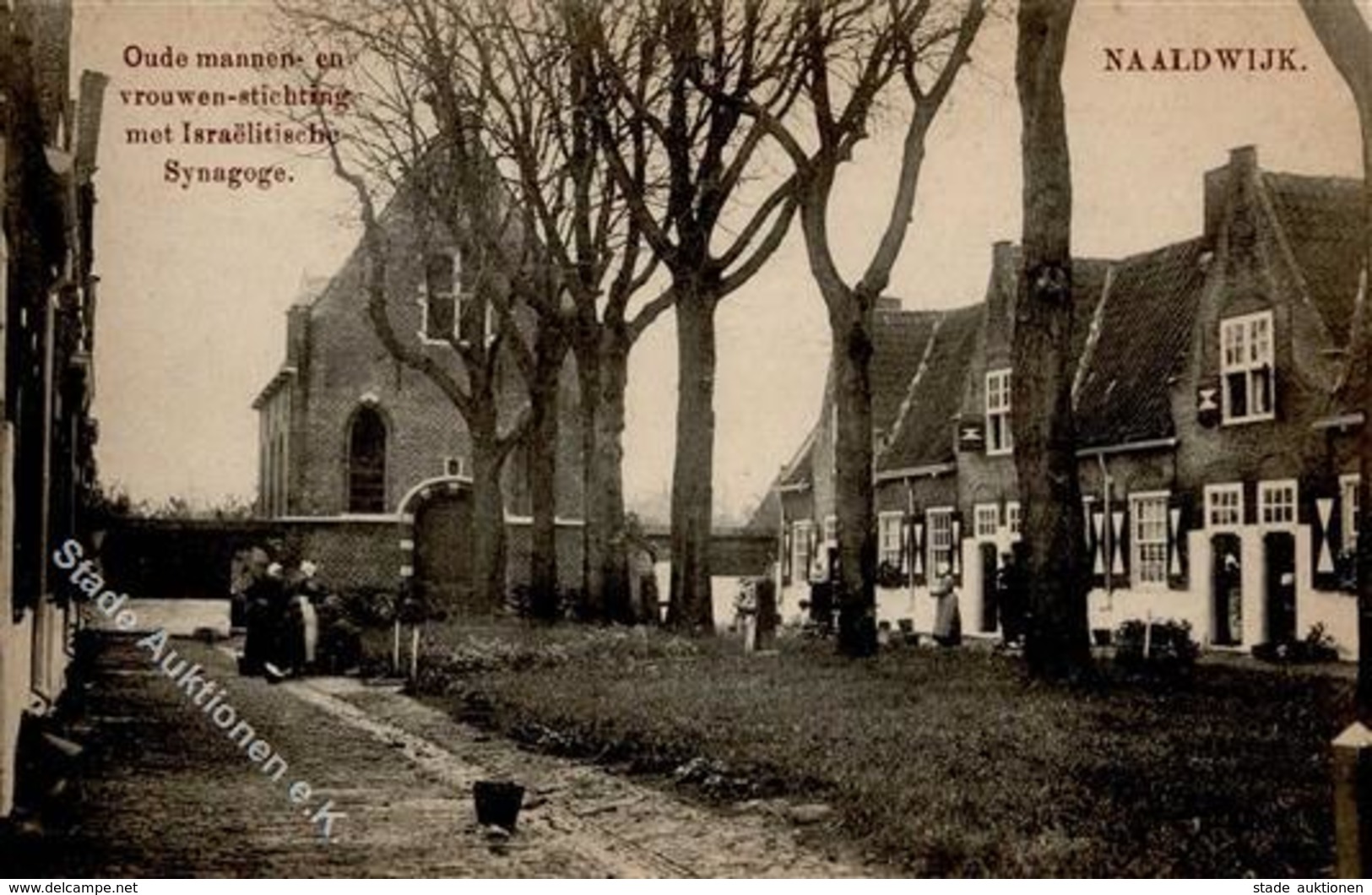 Synagoge Naaldwijk Niederlande I-II Synagogue - Judaika