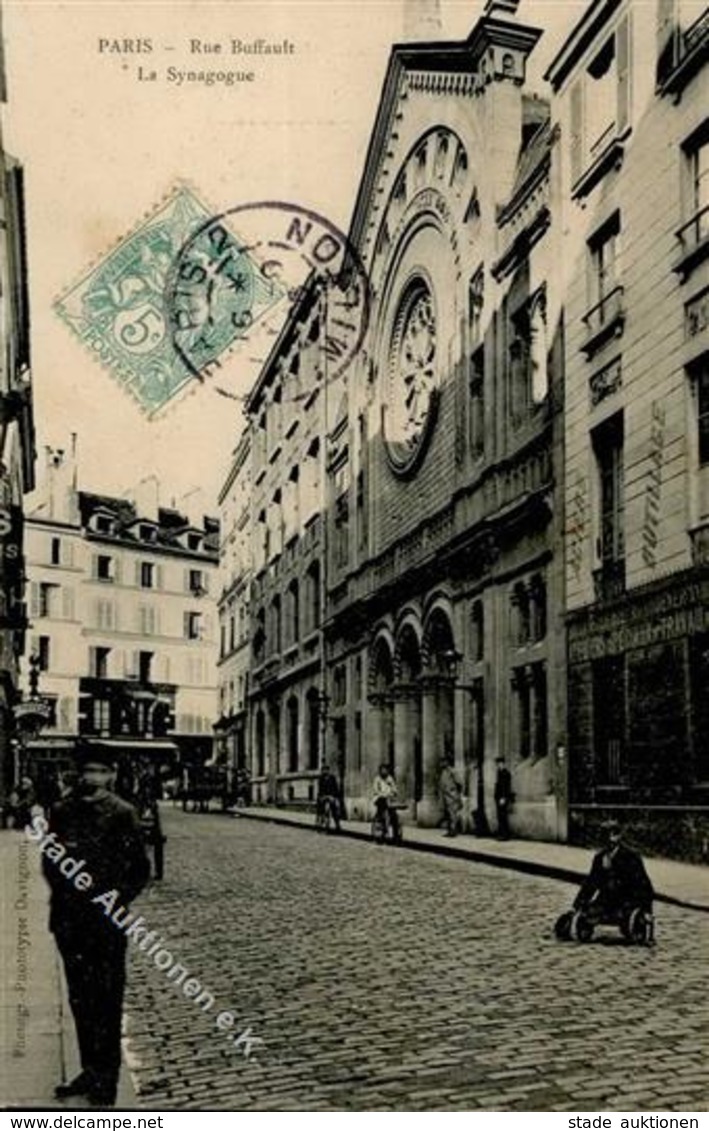 Synagoge PARIS - Synagoge In Der Rue Buffault I Synagogue - Judaika