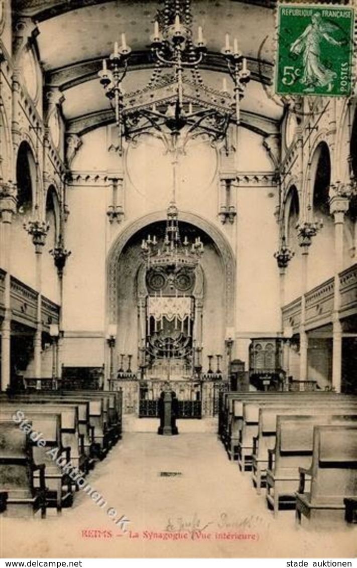 Synagoge REIMS - Inneres Der Synagoge I-II Synagogue - Judaika