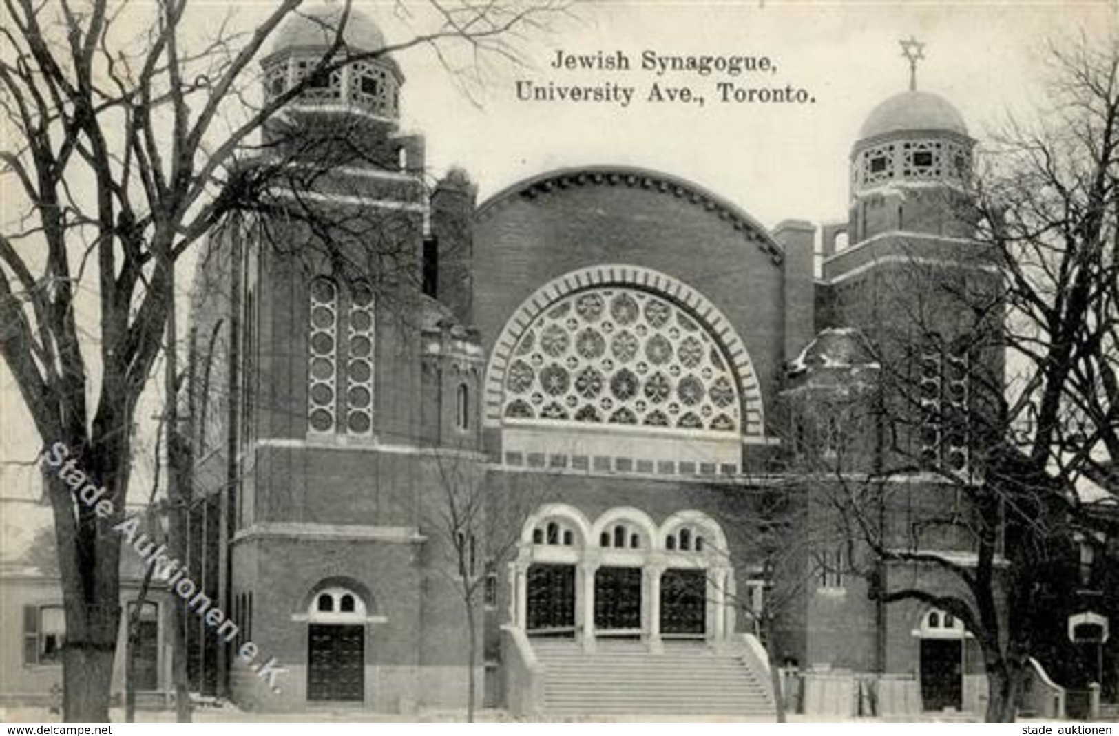 Synagoge Toronto Kanada Ansichtskarte I-II Synagogue - Judaika