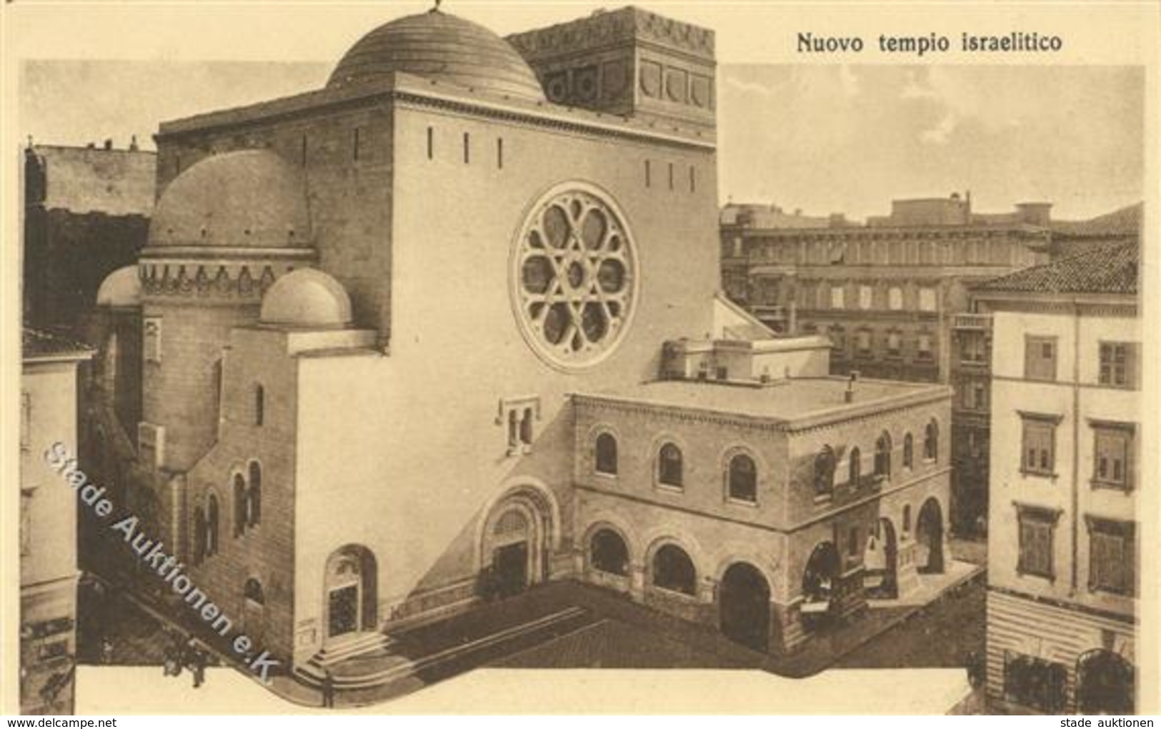 Synagoge Trieste / Triest / Trst (34100) Italien I-II Synagogue - Judaika
