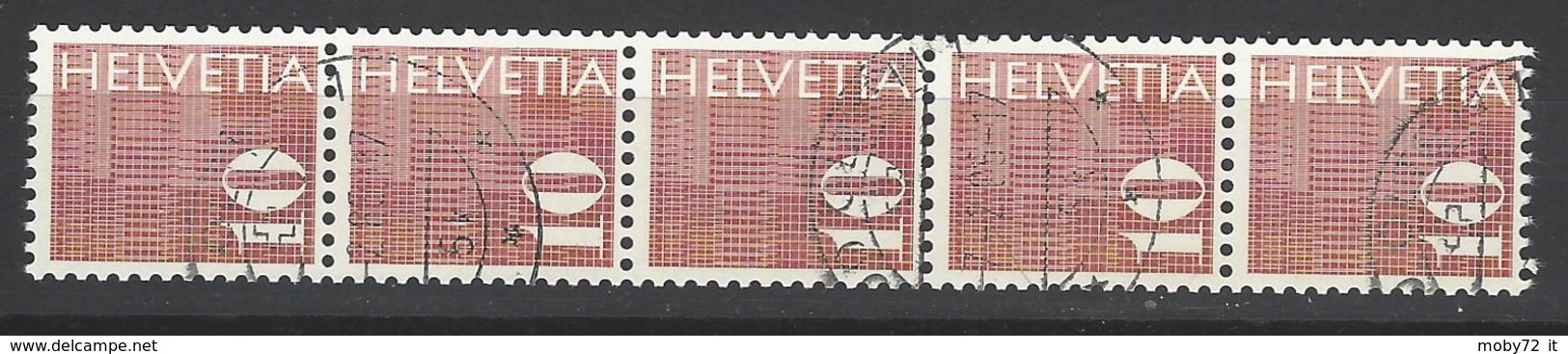 Svizzera - 1970 - Usato/used - Rollenmarken - Mi N. 933 - Coil Stamps