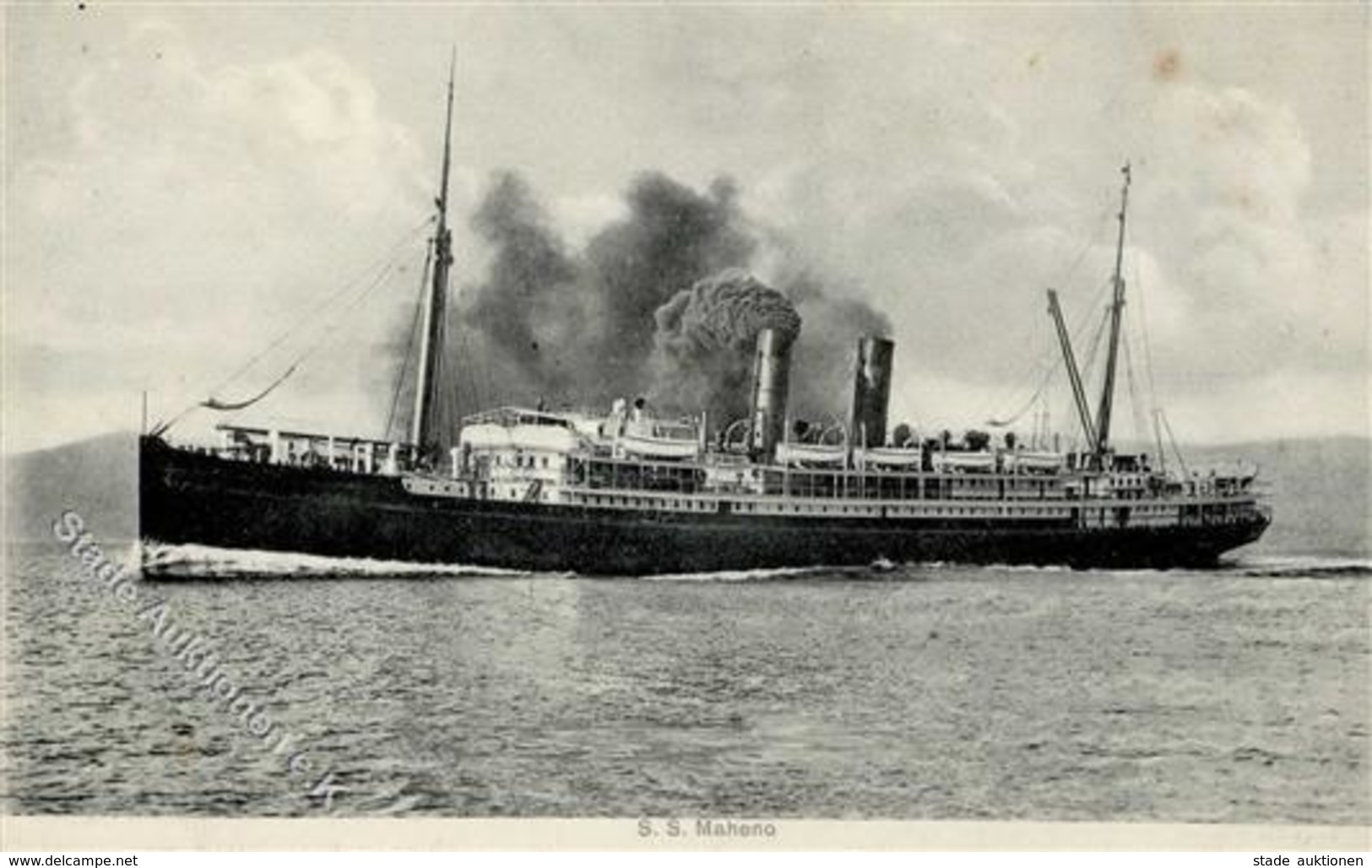 Marine S. S. Maheno Australien Ansichtskarte I-II - Marines