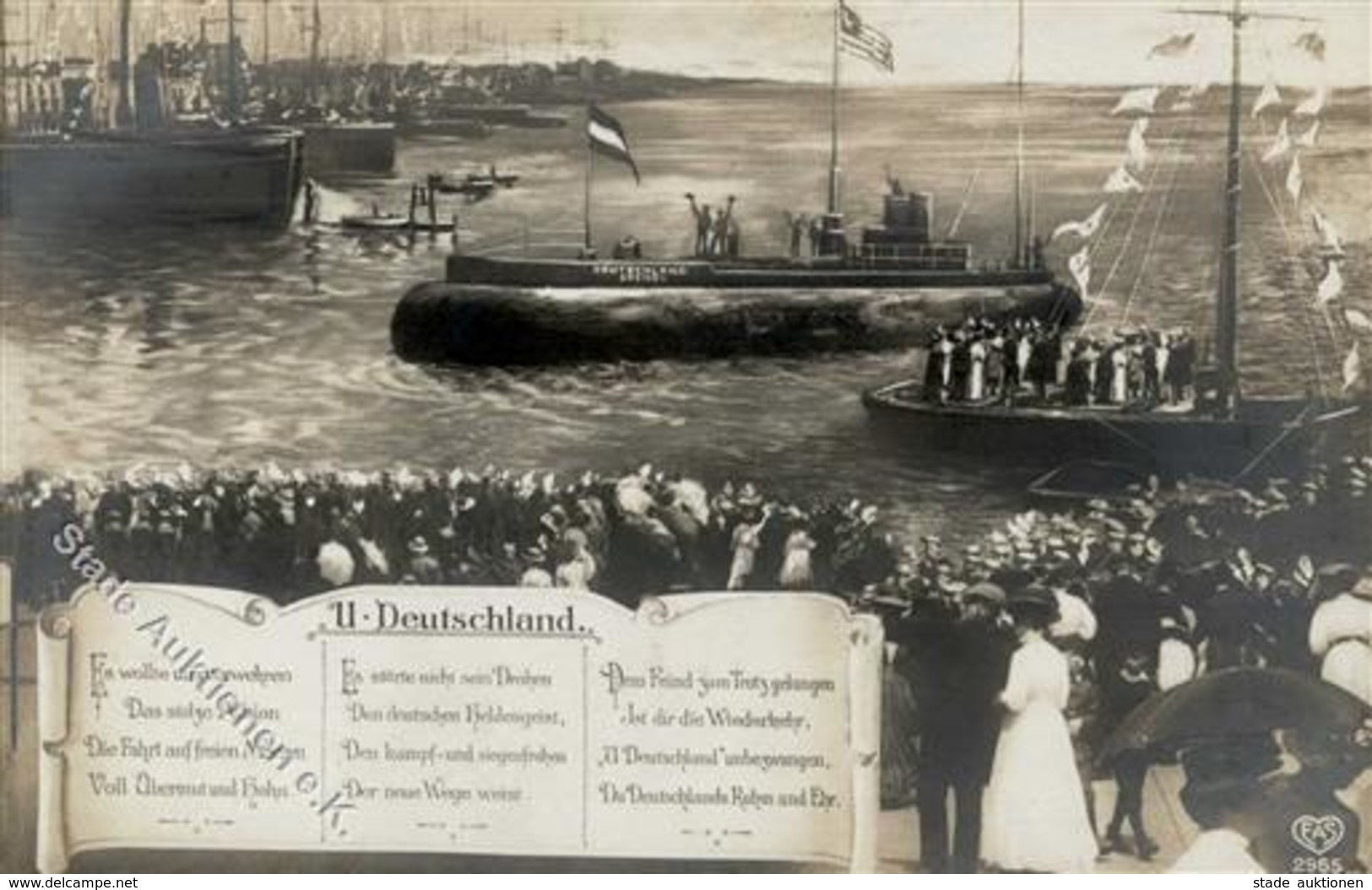 U-Boot U Deutschland I-II - Guerra