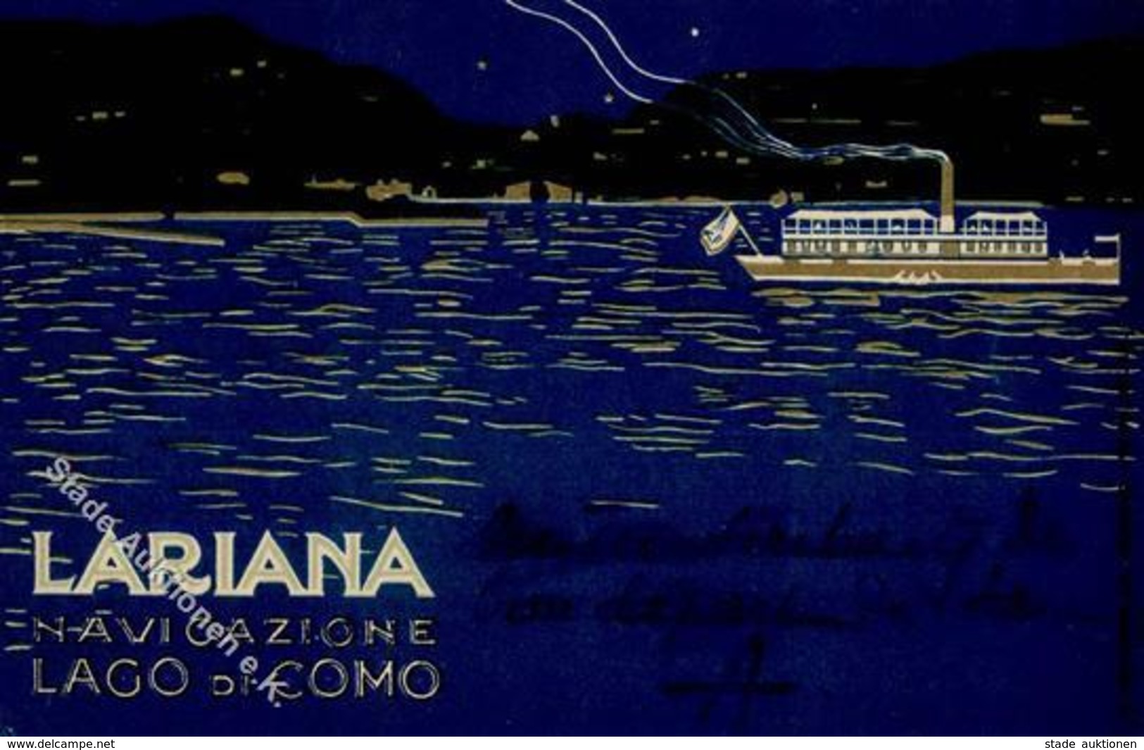 Binnenschiff Lariana Lago Di Como 1900 I-II - Krieg