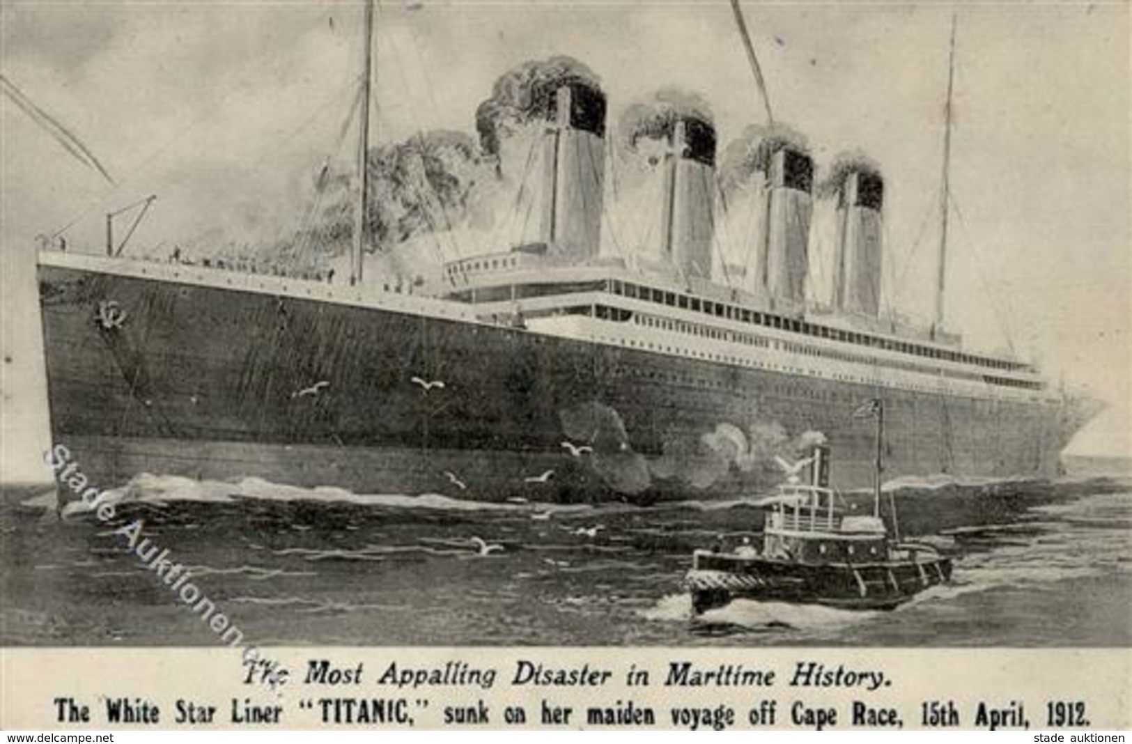 TITANIC - Englische Erinnerungskarte I - Guerra