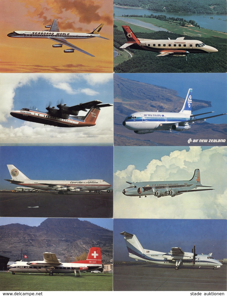 Flugzeug Partie Mit über 500 Ansichtskarten 60'er U. 70'er Jahre I-II Aviation - Aviatori