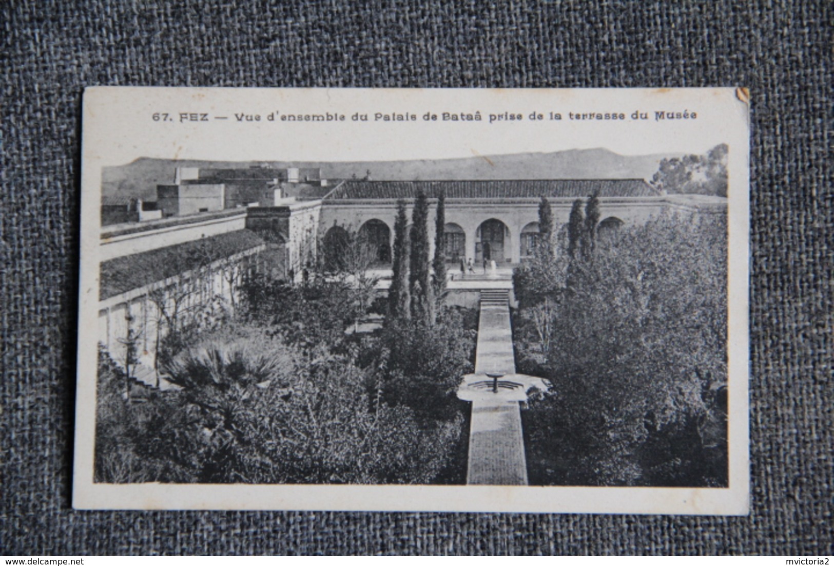 FEZ - Vue D'ensemble Du Palais De BATAA Prise De La Terrasse Du Musée. - Fez