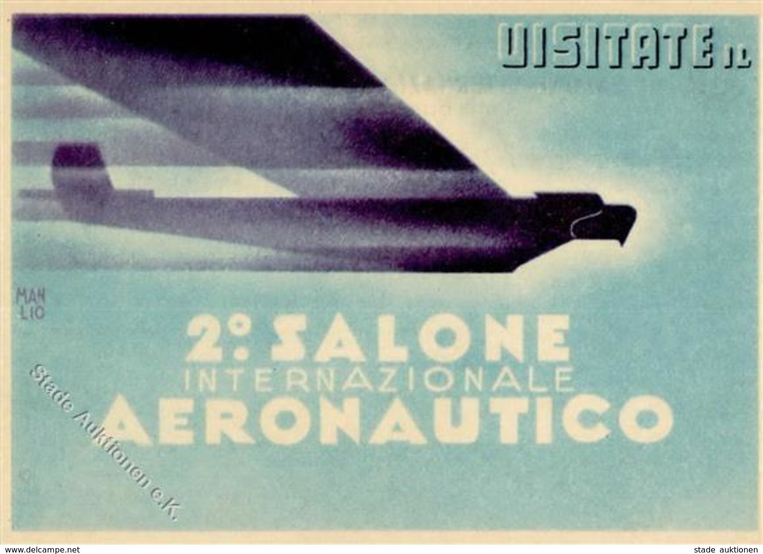 Flugwesen WK II Milano (20100) Italien Italien II. Salon Intern. Aeronautico Künstlerkarte I-II Aviation - 1939-1945: 2a Guerra