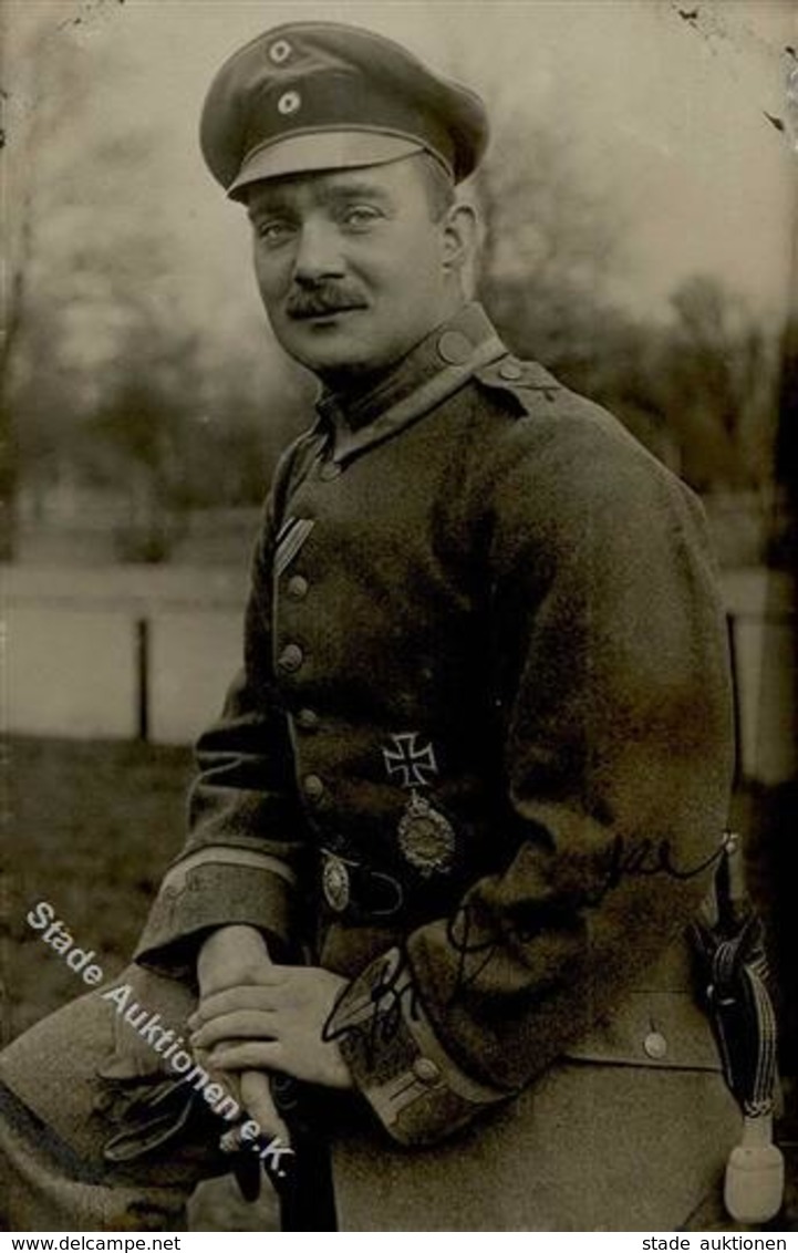 Flieger B.DEMKE (WK I) Mit AUTOGRAMM - I - Guerra 1914-18
