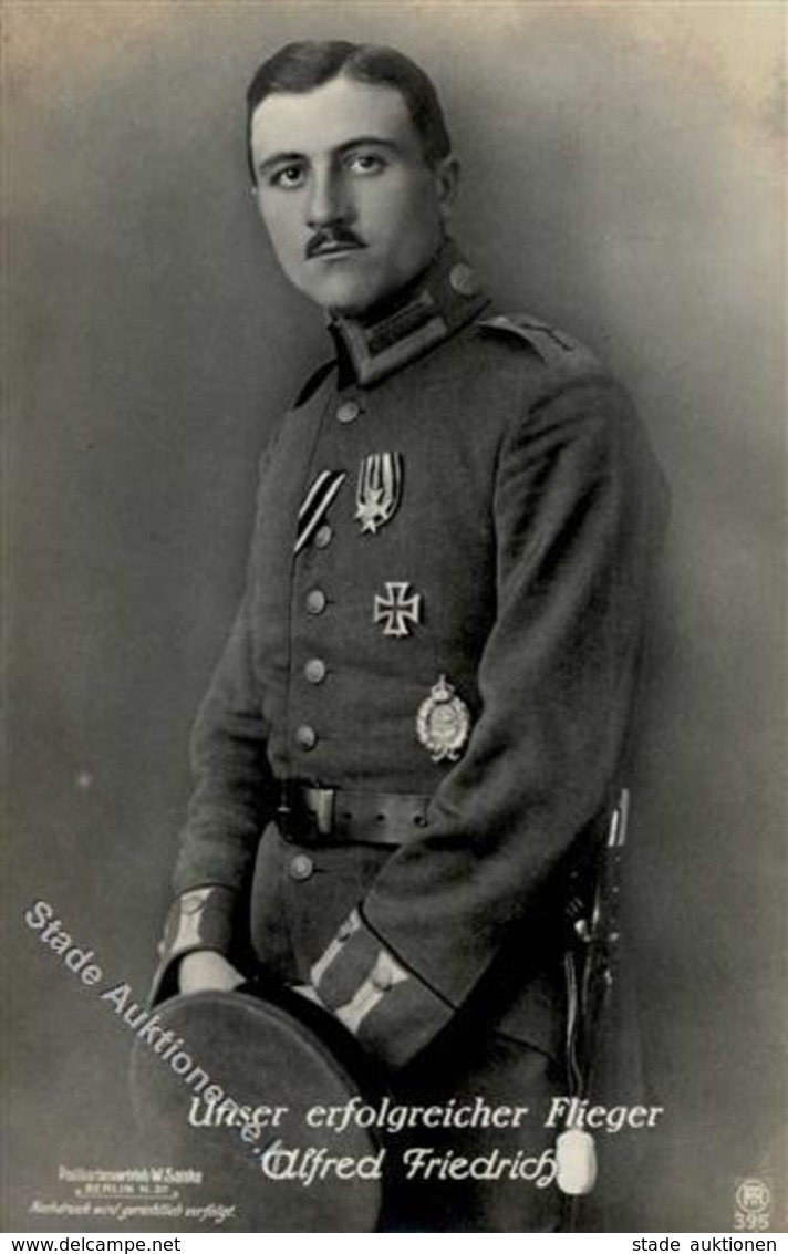 Sanke, Pilot Nr. 325 Friedrich, Alfred Foto AK 1916 I-II - Weltkrieg 1914-18