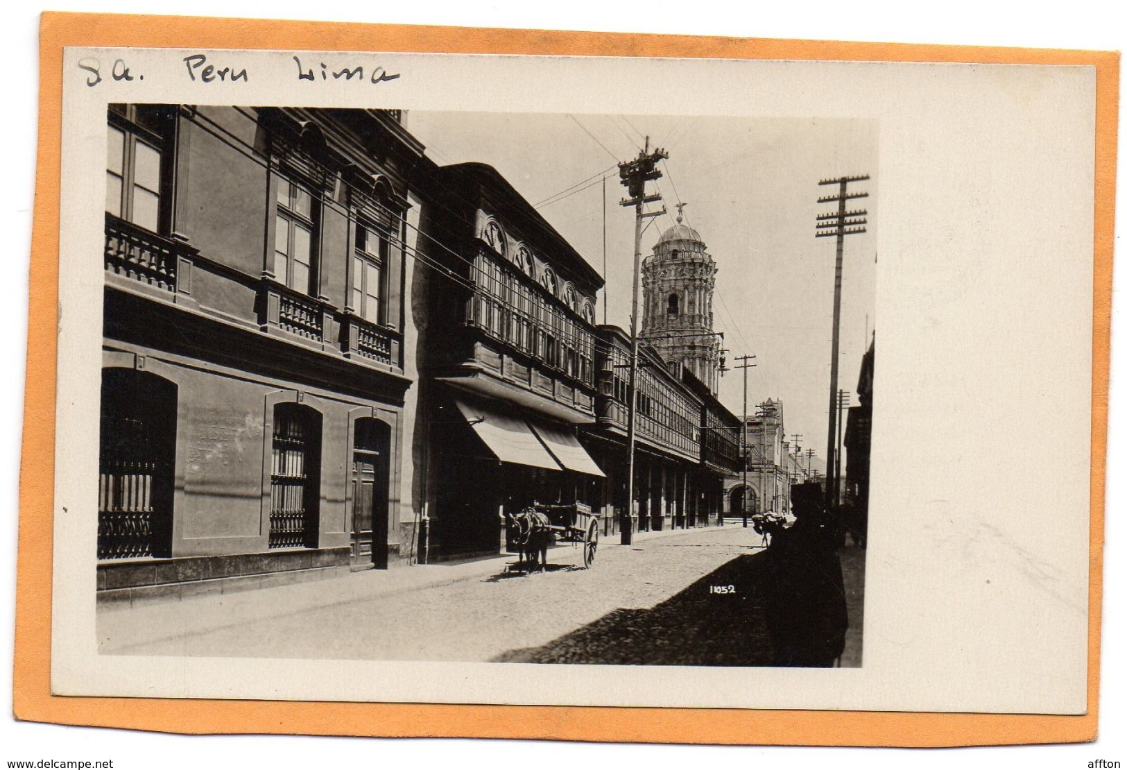 Lima Peru Old Real Photo Postcard - Pérou