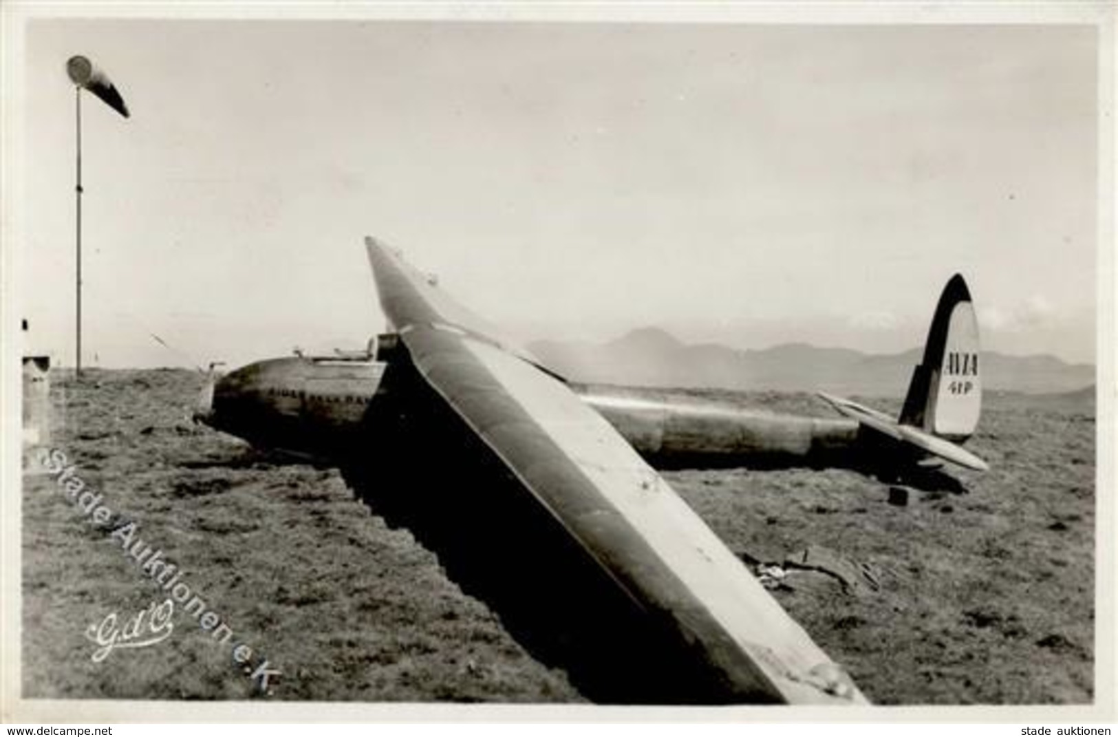 Segelflug L'Auvergne Foto AK I-II - Aviatori