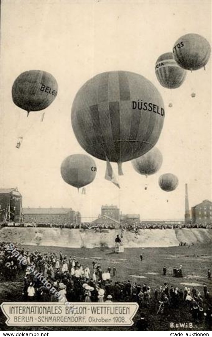 Ballon Schmargendorf (1000) Internationales Ballon Wettfliegen I-II - Mongolfiere