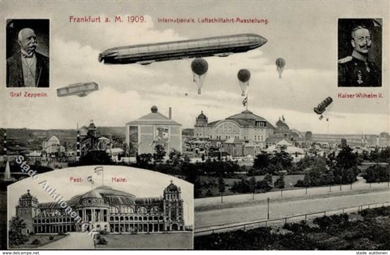 ILA Frankfurt (6000) Zeppelin Kaiser Wilhelm 1909 I-II Dirigeable - Dirigibili