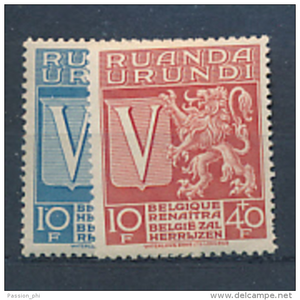 BELGIAN CONGO  RUANDA URUNDI COB 148/149 MNH - Neufs