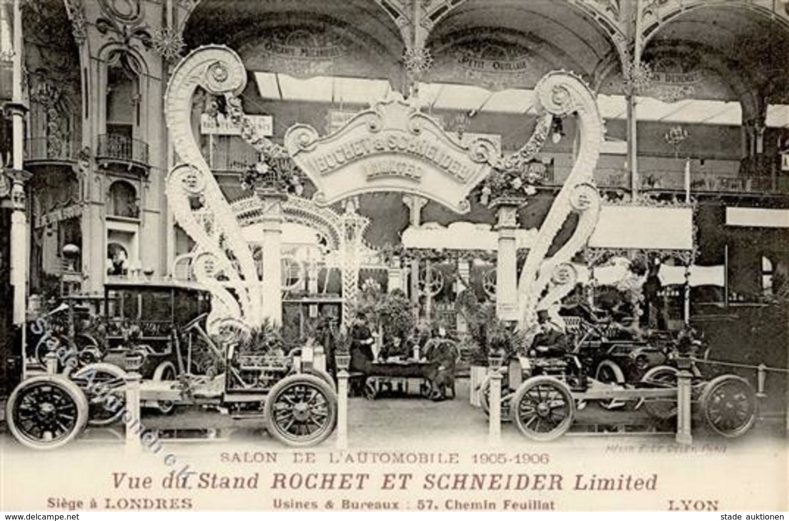 Oldtimer Bochet & Schneider Salon De Automobile 1905-1906 I-II - Altri & Non Classificati