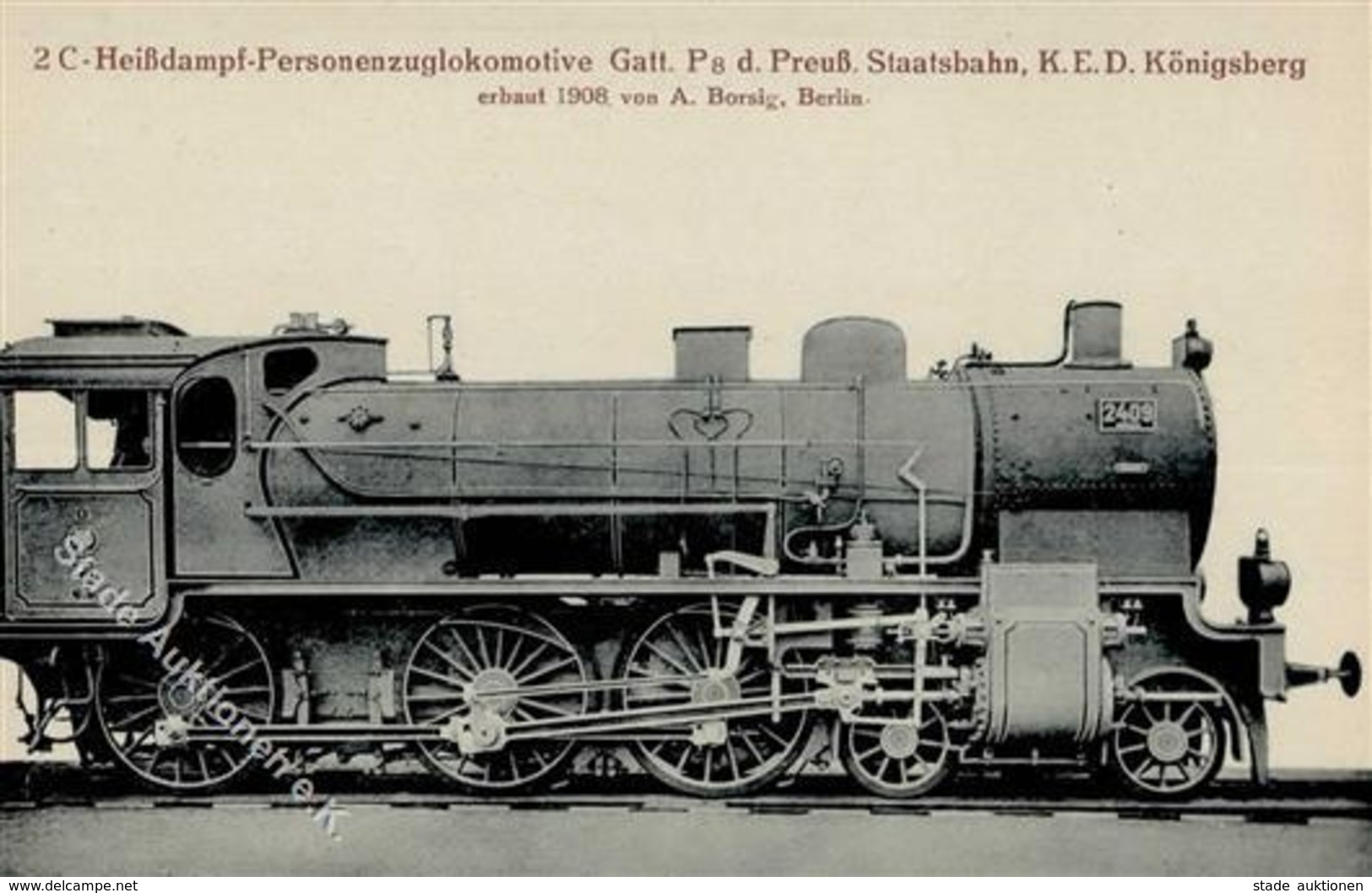 Lokomotive 2 C-Heißdampf Personenzuglokomotive Gatt. P8 I-II - Treni