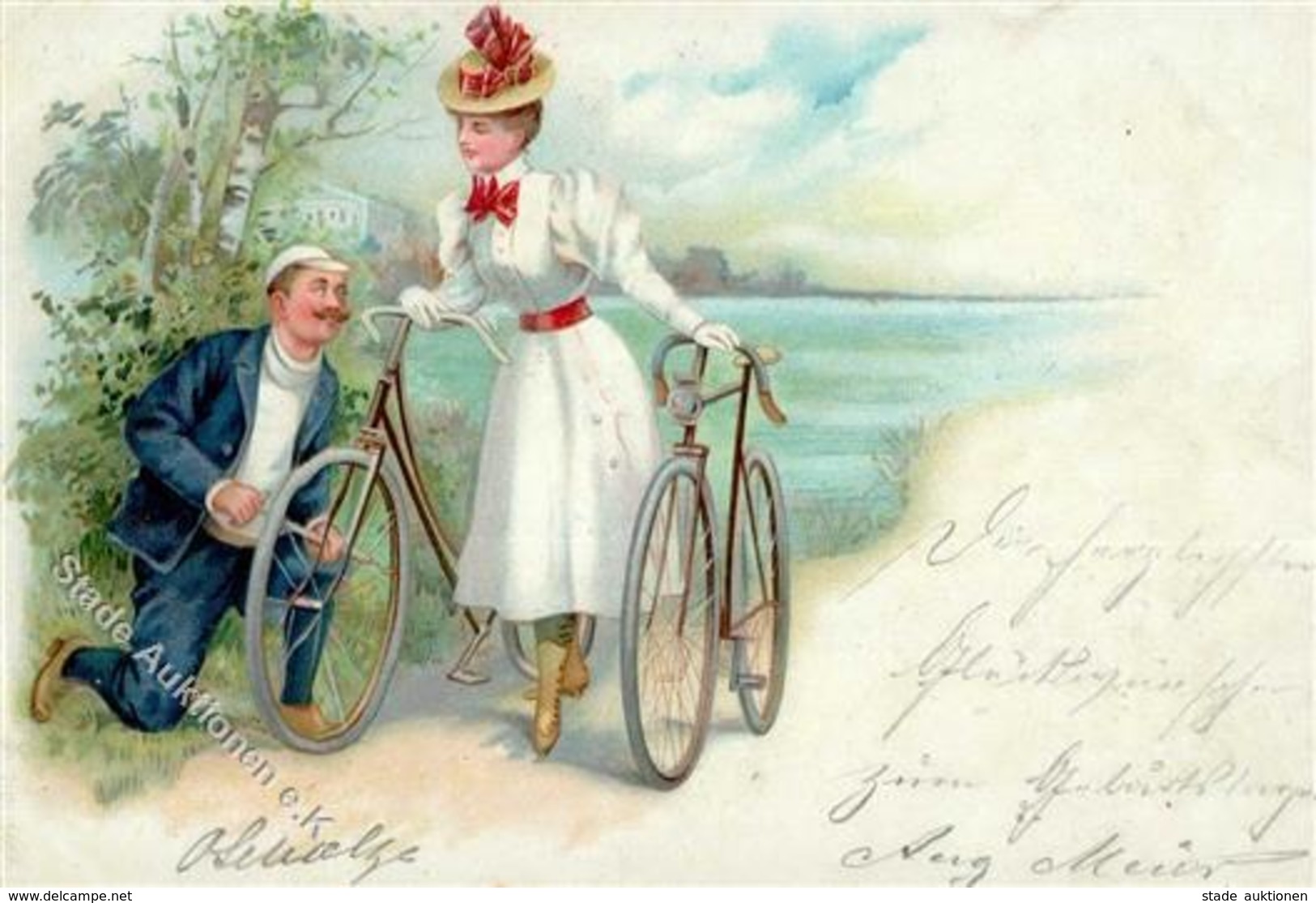 FAHRRAD - Litho 1900 I-II - Treni