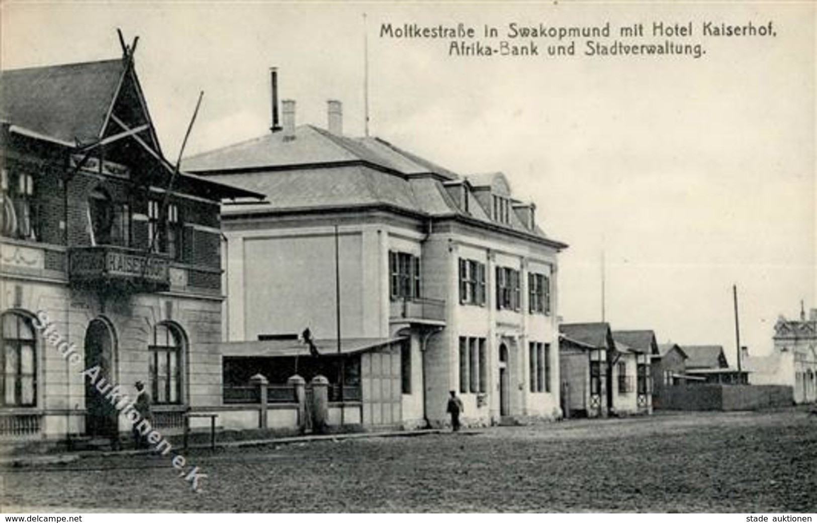 Kolonien Deutsch Südwestafrika Swakopmund Hotel Kaiserhof Afrika-Bank U. Stadtverwaltung I-II Colonies - Geschichte