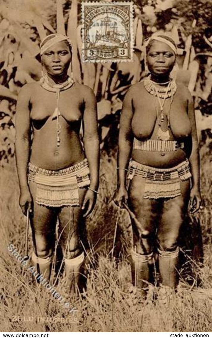 Kolonien Deutsch Südwestafrika Zulu Frauen 1912 I-II Colonies Femmes - Geschichte