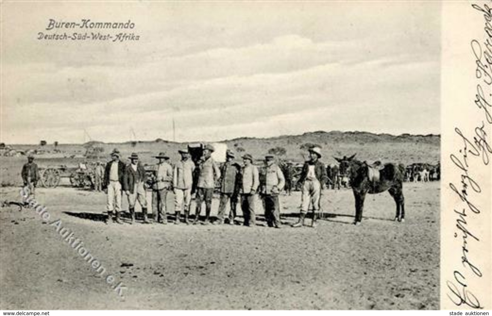 Kolonien Deutsch-Südwestafrika Buren Kommando Stpl. Keetmanshoop 11.9.06 U. Soldatenbriefstempel Kaisl. Schutztruppe Eta - Geschichte