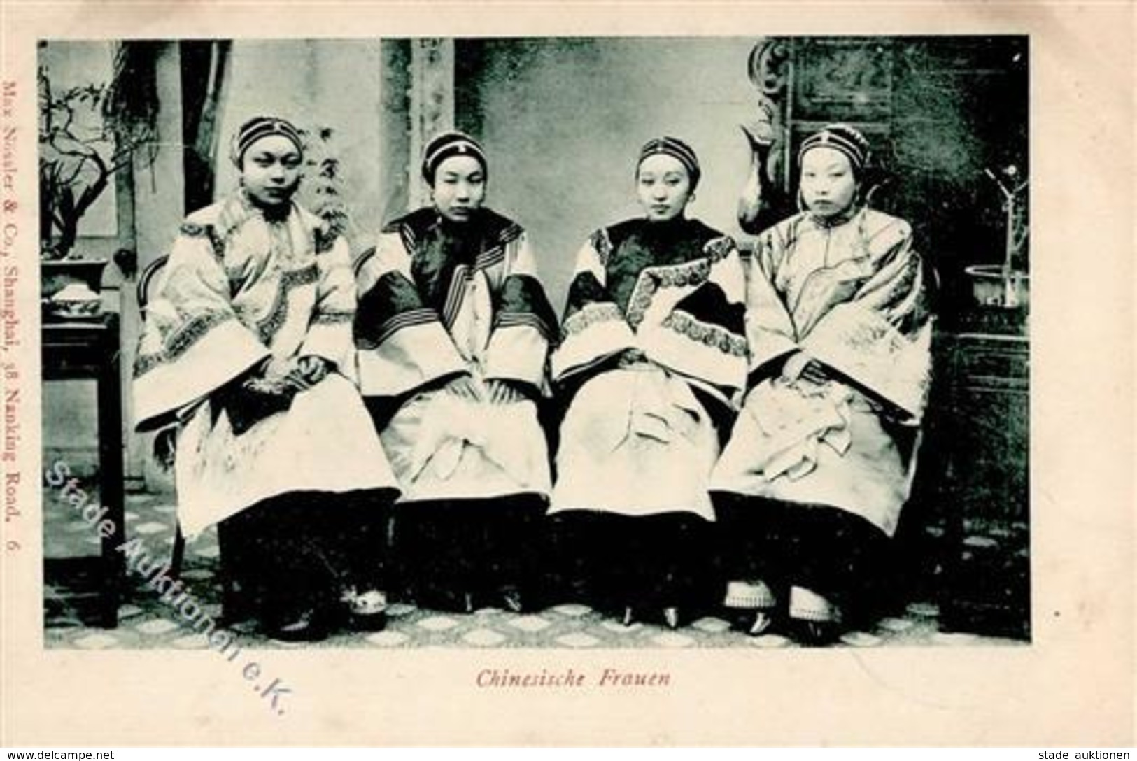 Kolonien Kiautschou Chinesische Frauen Stpl. Kaisl. Deutsche Marine Schiffspost Nr. 34 15.11.00 I-II Colonies Femmes - Storia