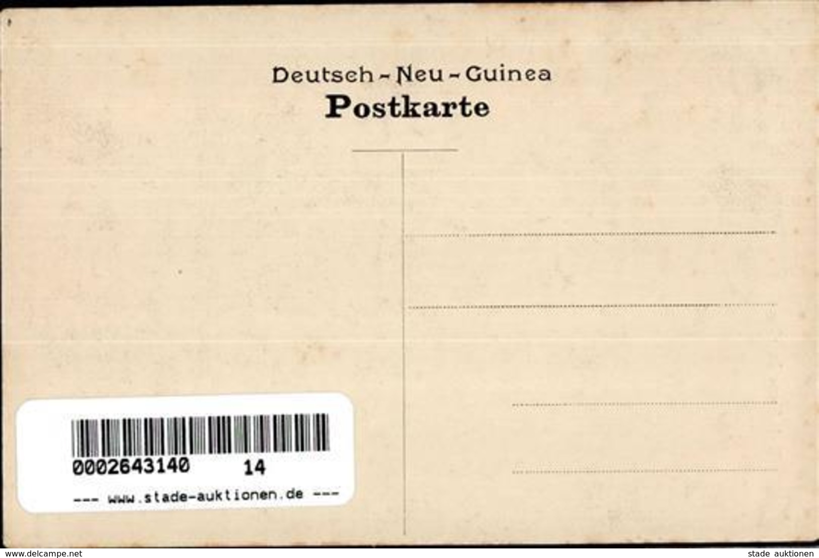 Kolonien Deutsch Neuguinea Asa Kulthaus In Siar I-II Colonies - Storia
