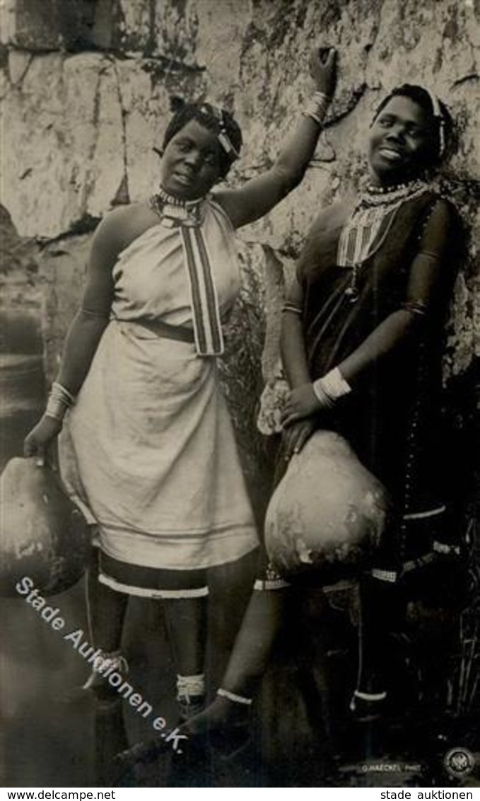 Kolonien KAMERUN - GSK PP 4 E 1 -Schwarze Schönheiten- O DUALA 1908 I Colonies - Geschichte