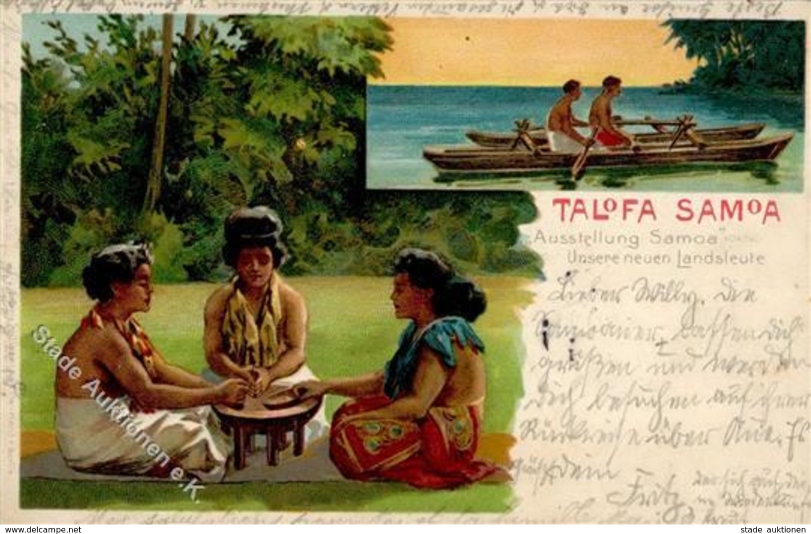 Kolonien SAMOA - AUSSTELLUNG TALOFA I-II Colonies - Storia