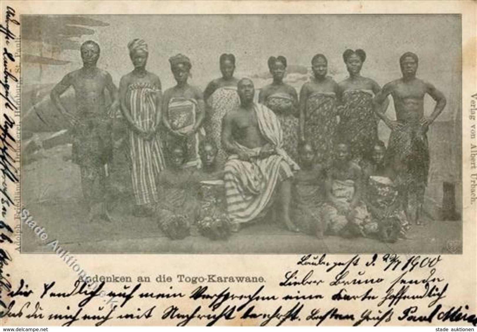 Kolonien TOGO - Andenken An Die TOGO-KARAWANE - Fleckig- I-II Colonies - Storia