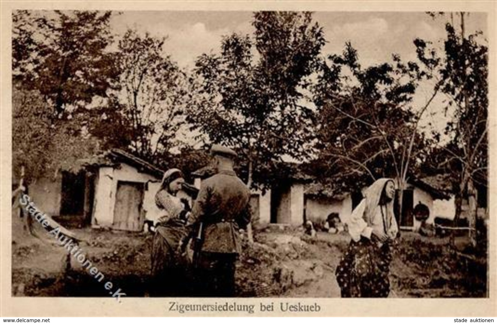 Zigeuner Skopje  Mazedonien Zigeunersiedlung I-II - Storia