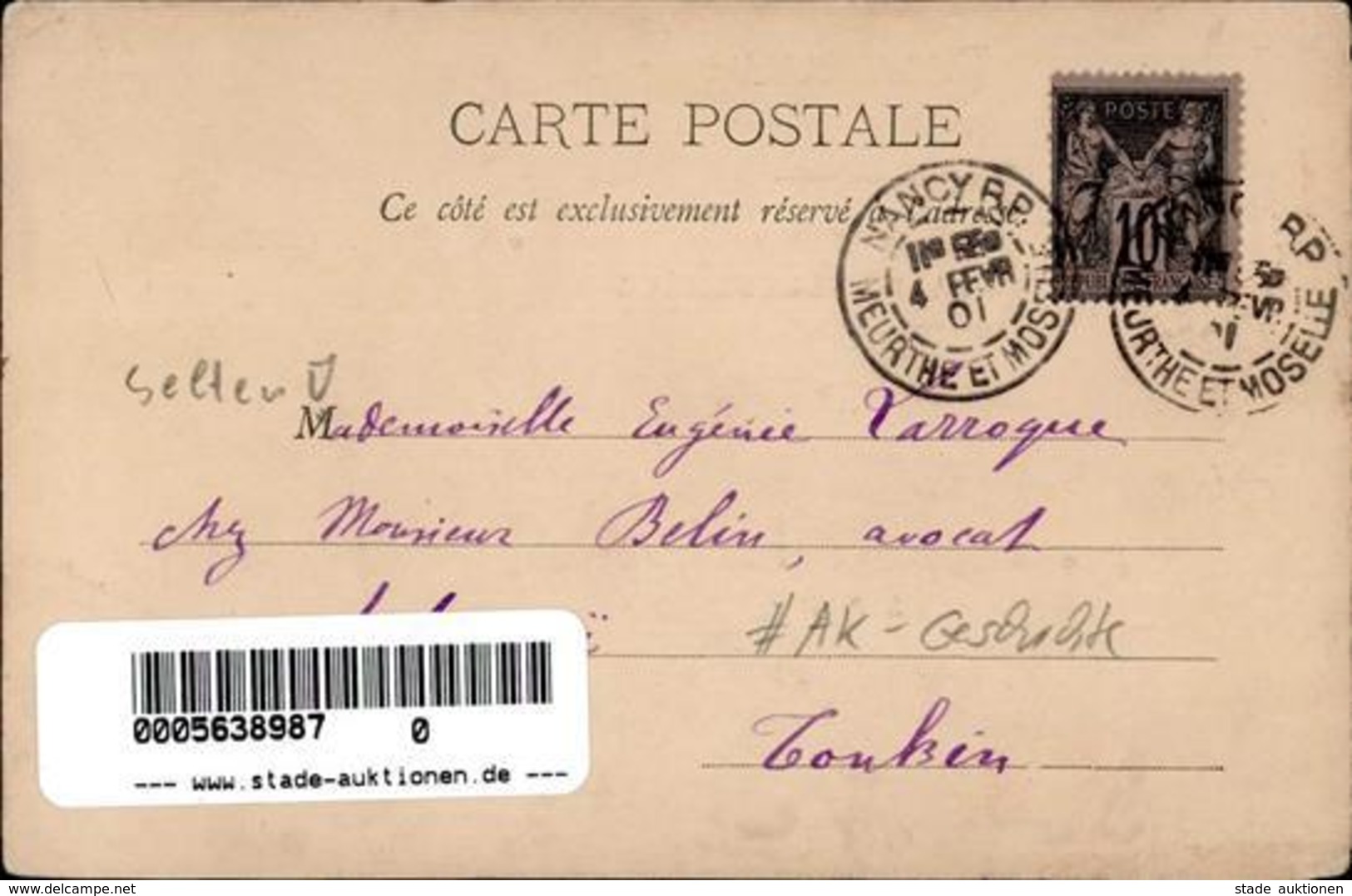 AK - Geschichte Nancy (54000) Frankreich Association Philatelique Nanceienne Section Int. Des Carte Postales Illustrees  - Storia