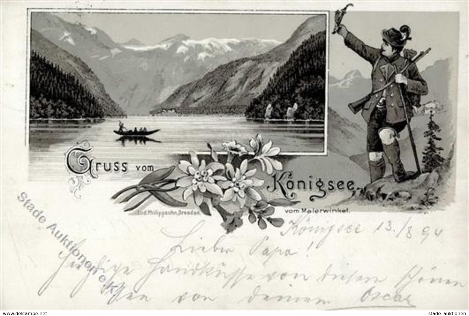 Vorläufer Königsee (O6824) Bergsteiger 1894 I-II - Non Classificati