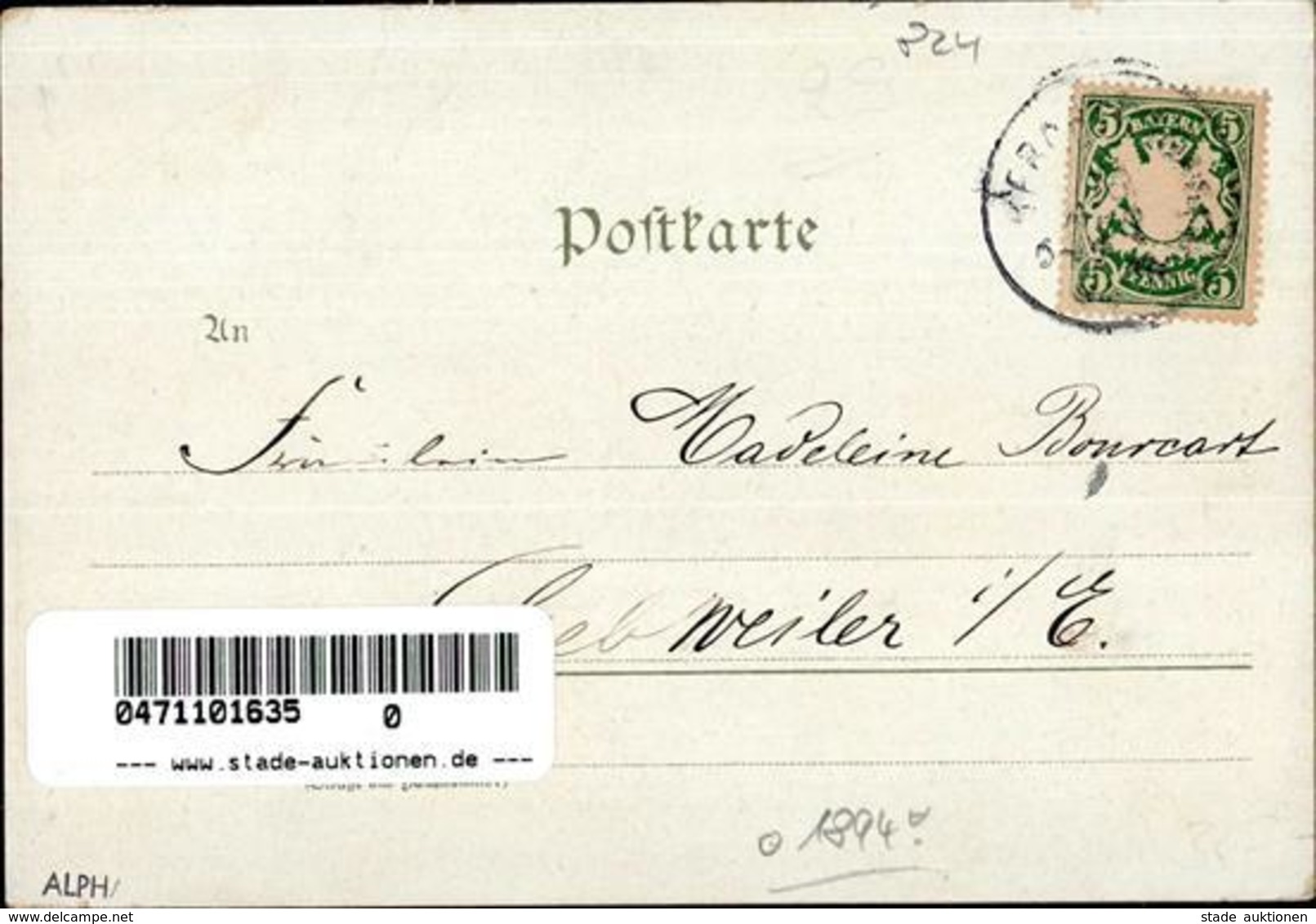 Vorläufer Königsee 1894 I-II - Non Classificati