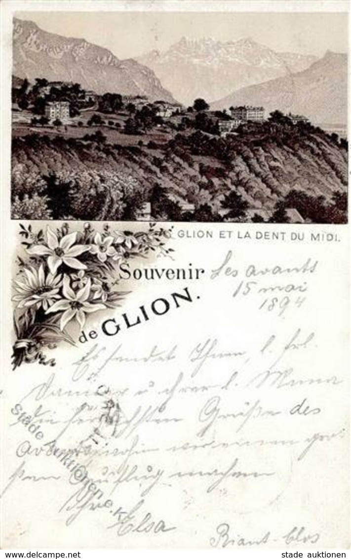 Vorläufer Montreux (1820) Schweiz Glion 1954 I-II - Non Classificati